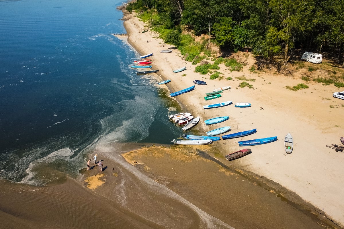 Record-low Danube River affects tourism and industry as drought and heat grip Central Europe