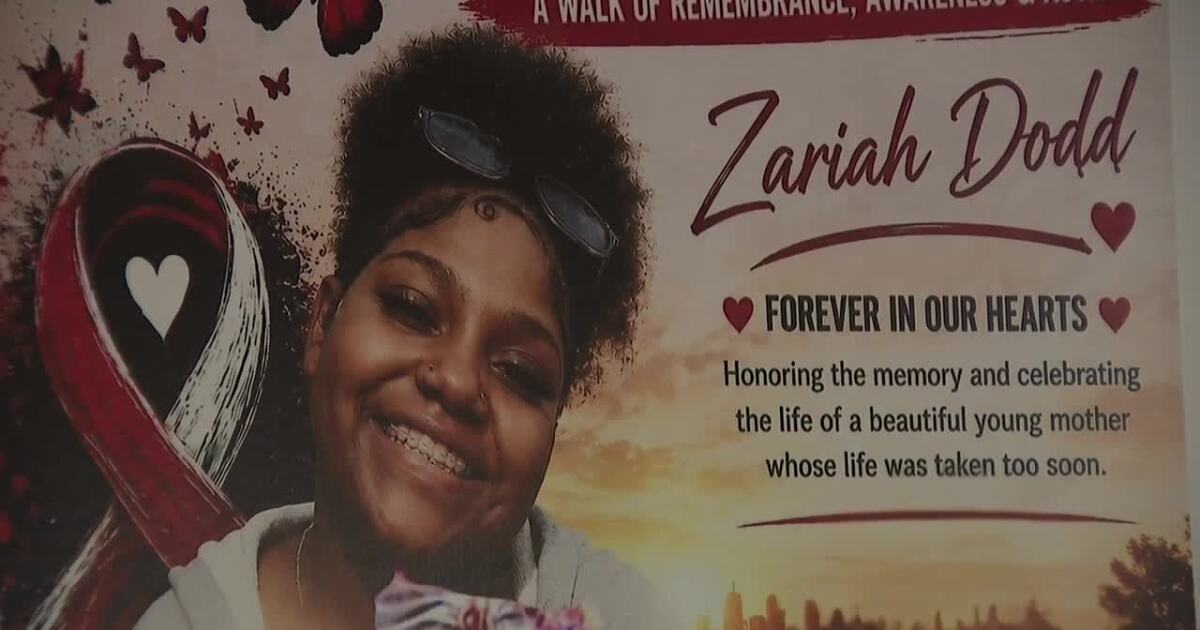 Remembrance walk honors Zariah Dodd one year after her murder in Phoenix park