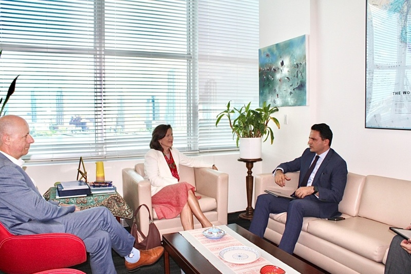 Representative of Tajikistan meets with UN Deputy Secretary-General for Global Communications
