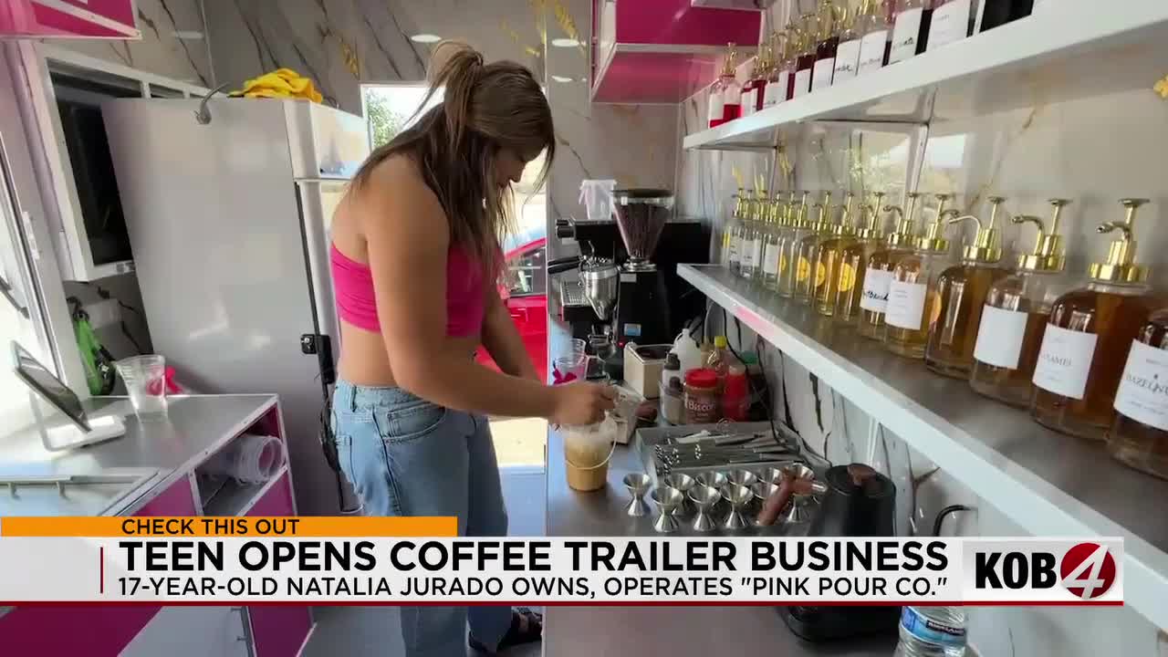 Rio Rancho teen opens her own coffee trailer