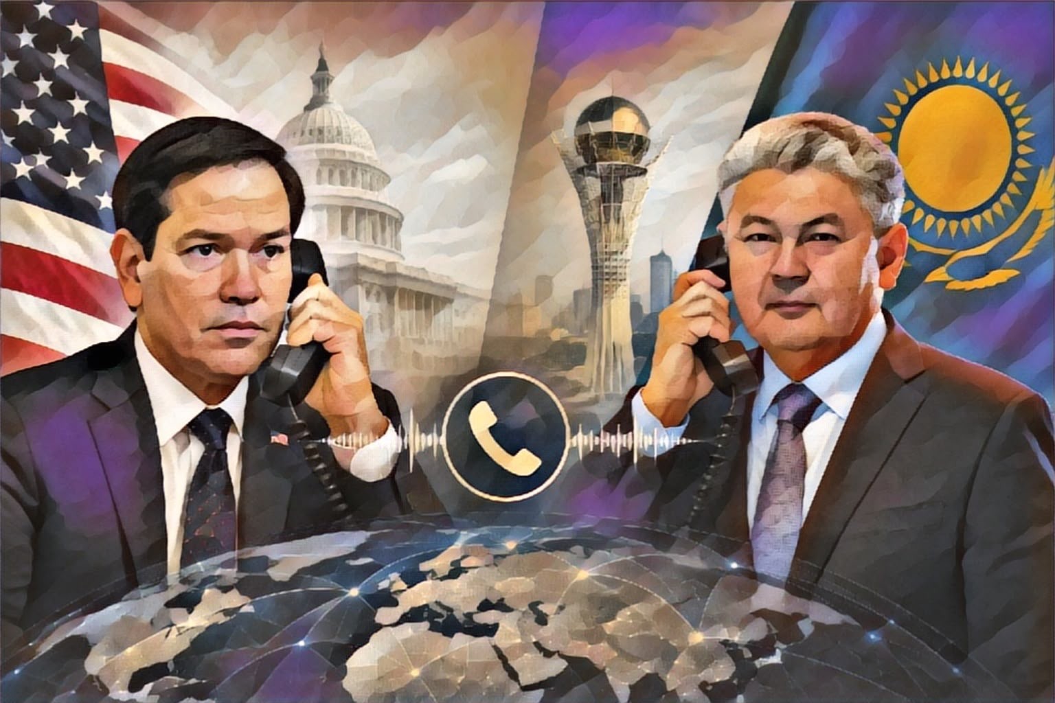 Rubio and Kosherbayev Discuss CPC Ahead of Tokayev’s U.S. Visit