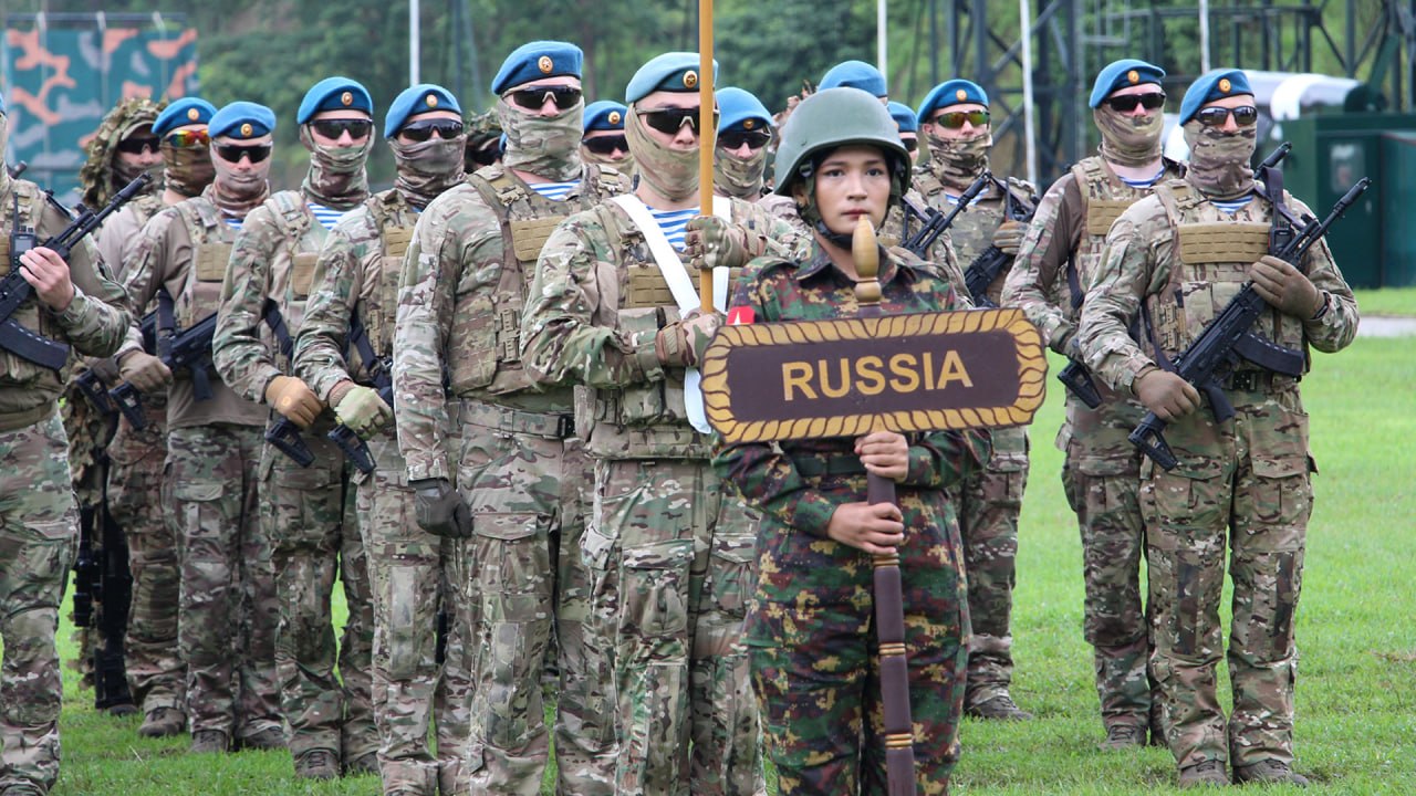 Russian forces train Myanmar military in Naypyidaw under 'Tropical Storm' Operation