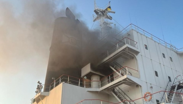 Russians shell vessels blocked in Mykolaiv region ports since 2022