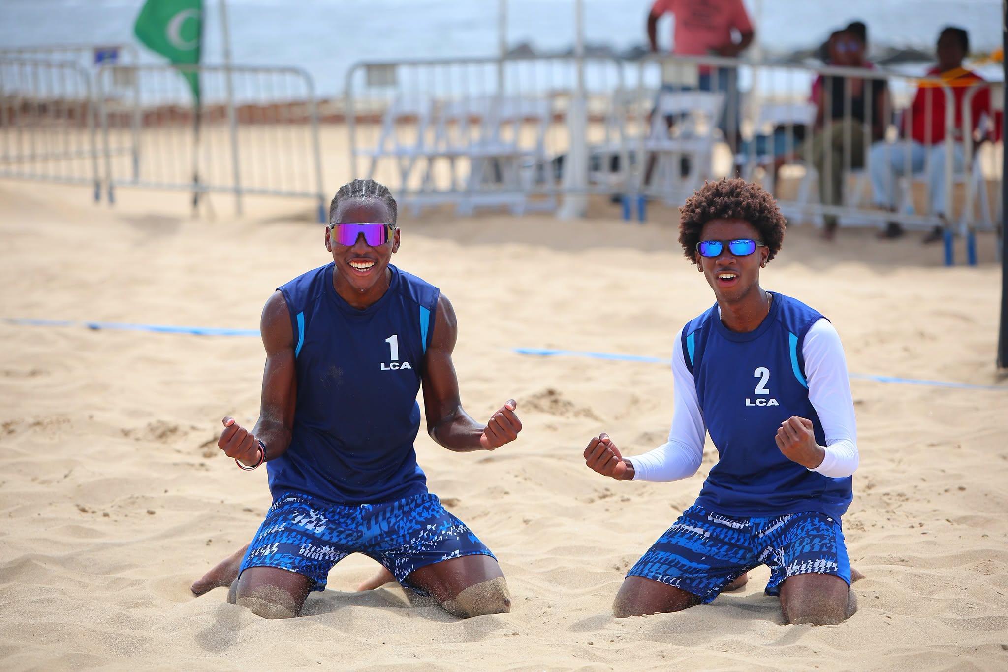 Saint Lucia win gold, silver at ECVA beach volleyball