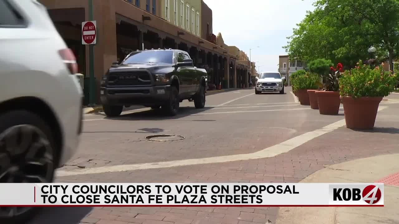 Santa Fe council to vote on permanent traffic closures near the Plaza