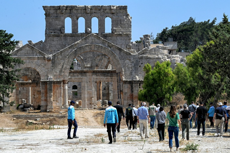 Scars of war linger on Syria's Saint Simeon monastery