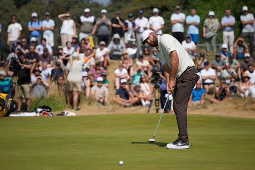 Scheffler rues missed putts but happy with his game after tee-to-green clinic at the British Open