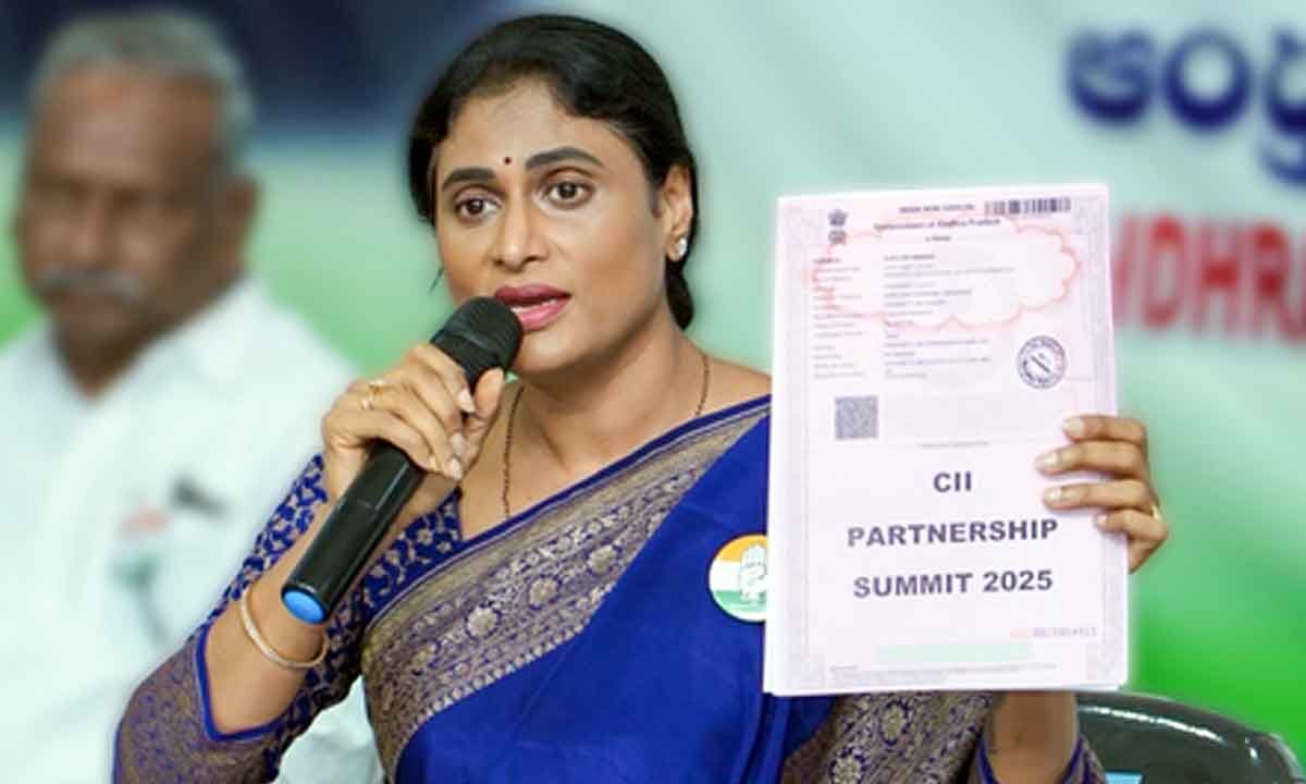 Sharmila demands TDP-led coalition to raise farmers’ voice in Parliament