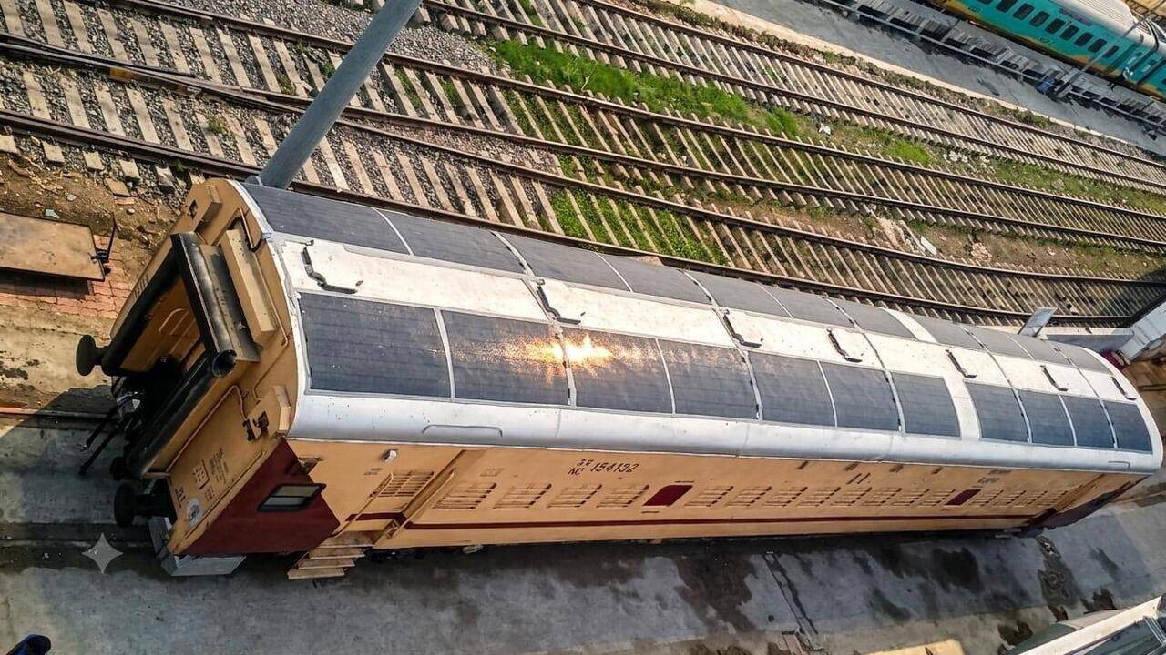 Solar panels to power onboard amenities in NCR’s new coach | Prayagraj News