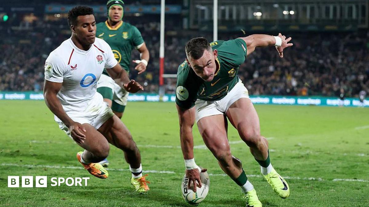 Jesse Kriel scores for South Africa