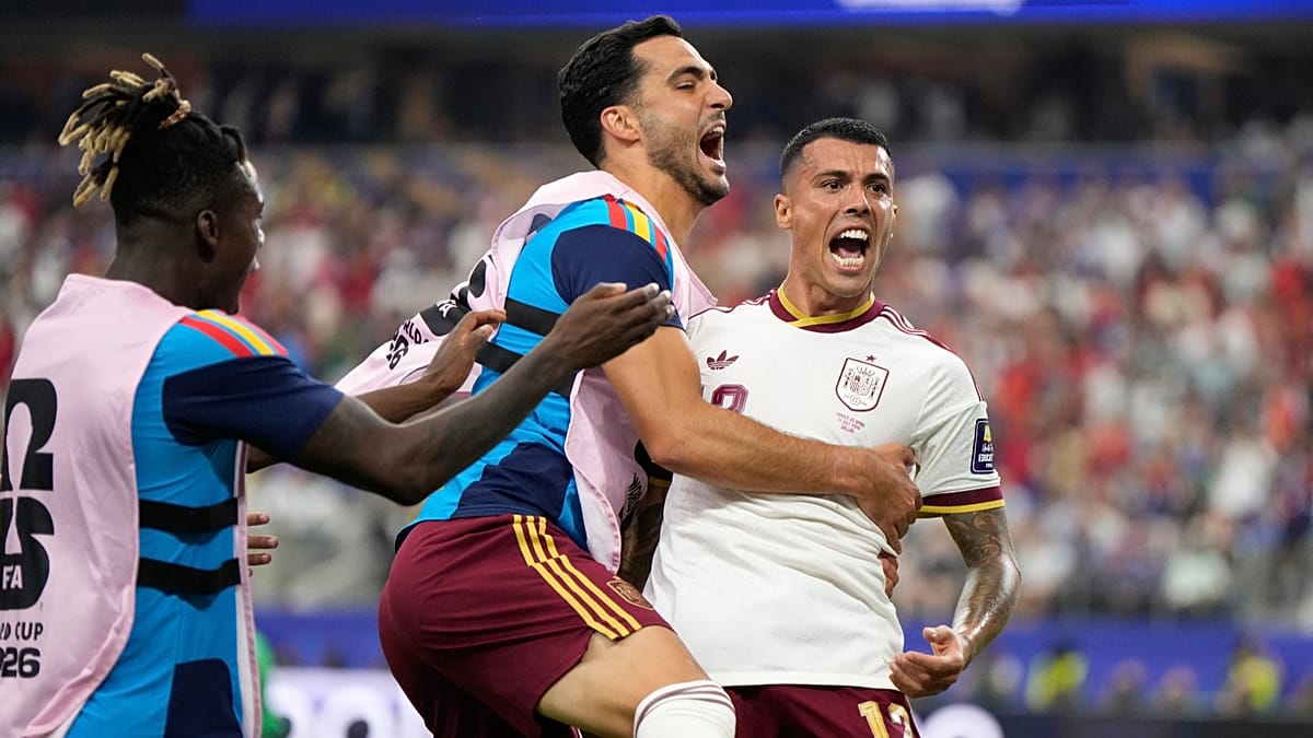 Spain spoil Bastille Day party by beating France 2-0 to reach World Cup final