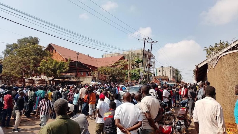 Stampede at Kyebando polling station as rival candidates' supporters clash over access