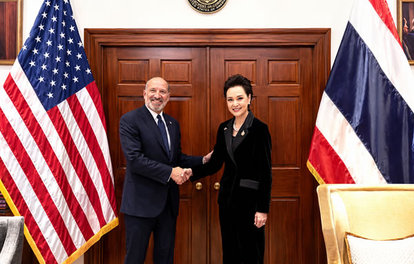 Suphajee led high powered Thai team to Washington DC seeking to close a US trade deal and partnership