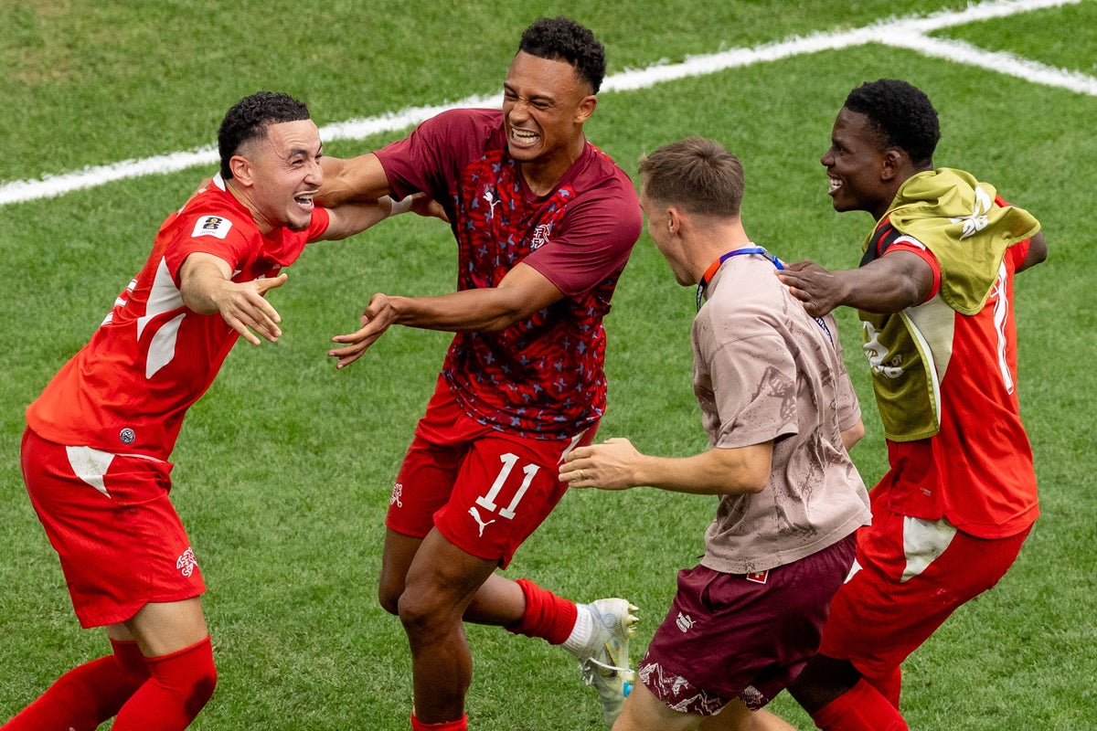 Switzerland edge Colombia in penalty shoot-out to set up World Cup quarter-final with Argentina