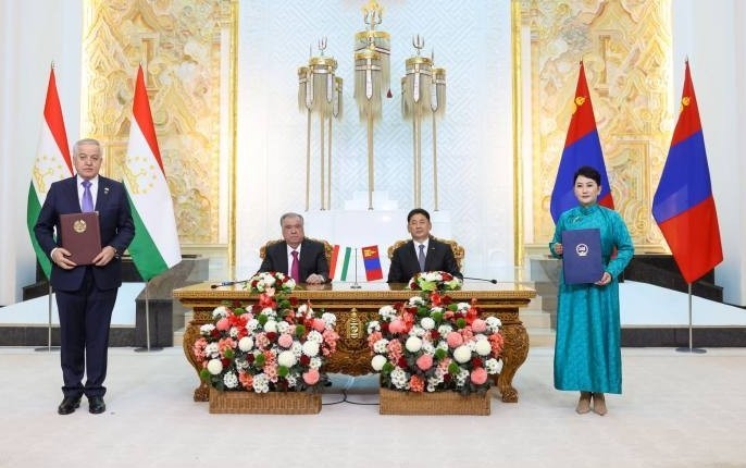 Tajikistan and Mongolia sign eleven cooperation agreements