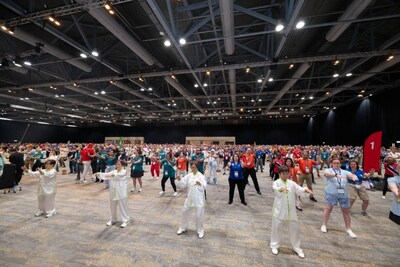 Over 4,000 Lions from 6 continents practiced Tai Chi together to set a new SDG world record.