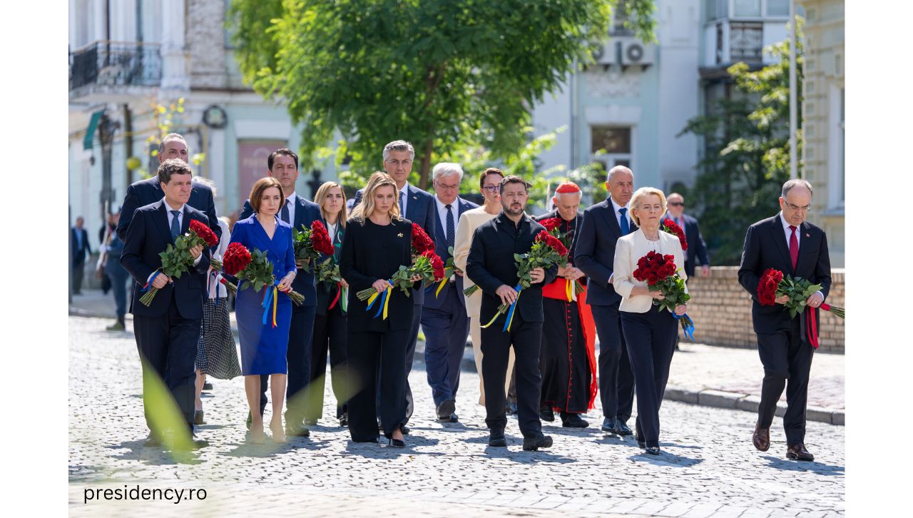 Liderii europeni la summitul de la Kiev / Foto: presidency.ro
