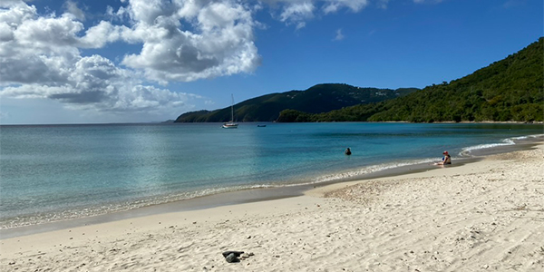 american airlines caribbean island beach