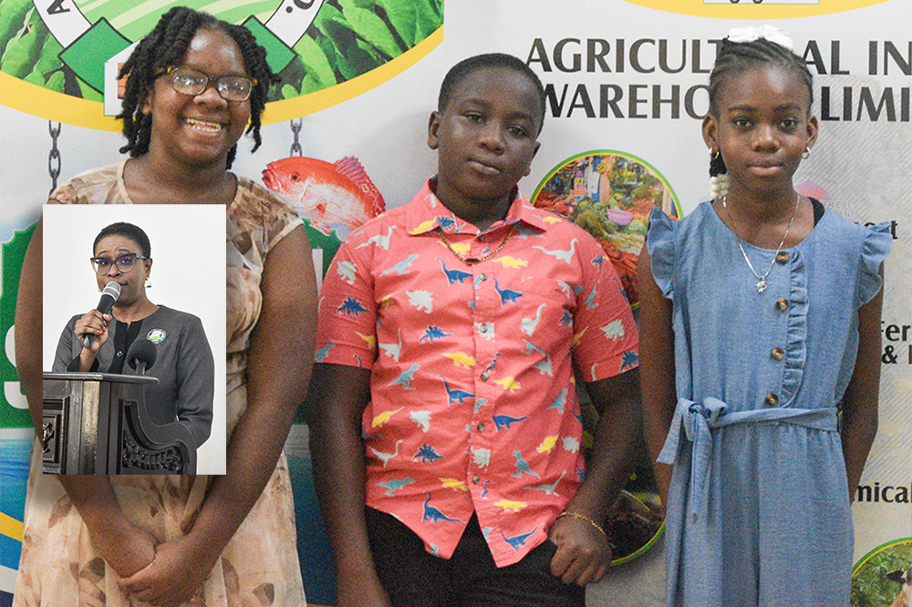 Three receive scholarships from the Agricultural Input Warehouse