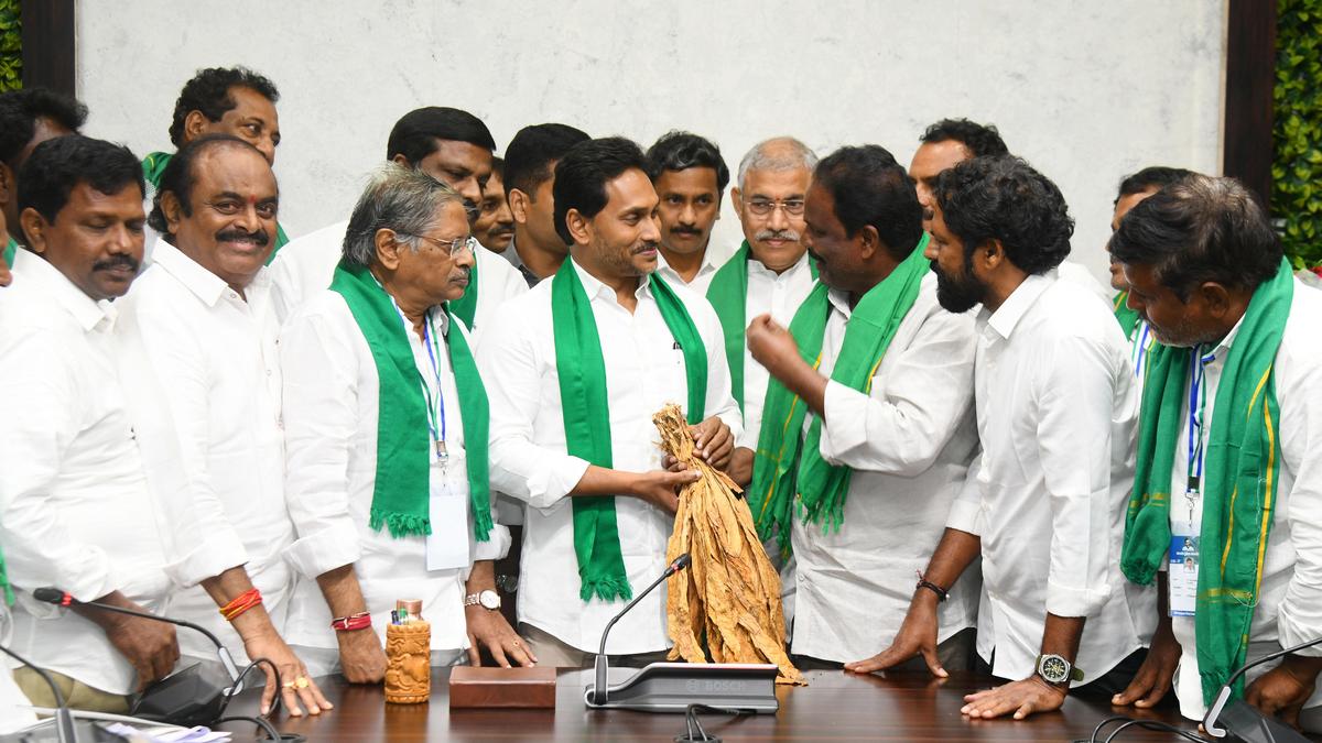 Tobacco farmers meet Jagan Mohan Reddy, seek faster procurement; YSRCP promises to press government