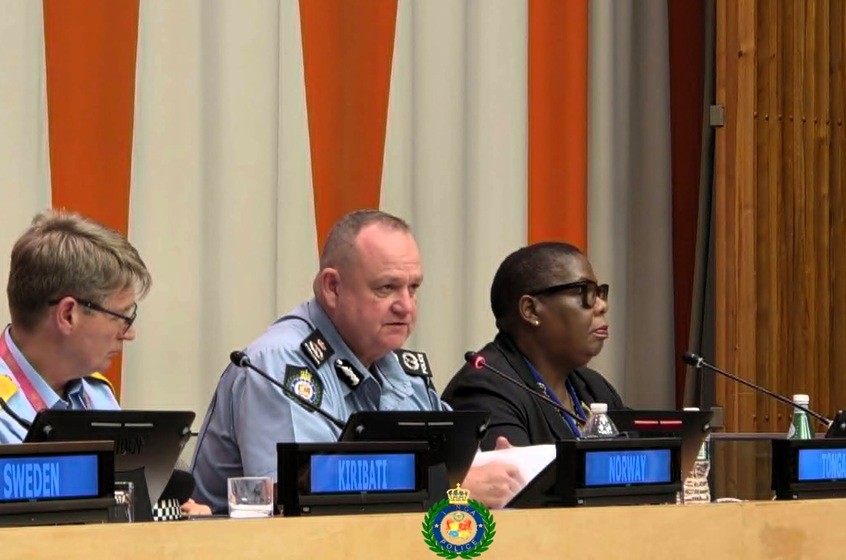 Tonga calls for community-led approach to tackling organised crime at UN policing summit