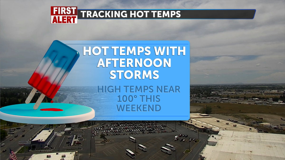 Tracking a major heatwave and sizzling summer storm chances