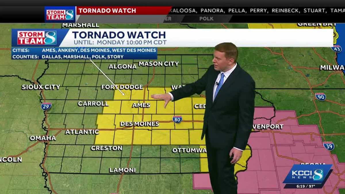 Tracking strong storms this evening