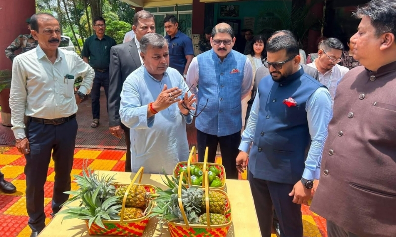 Tripura exports organic lemons, rice and pineapples to Dubai through Lulu Retail