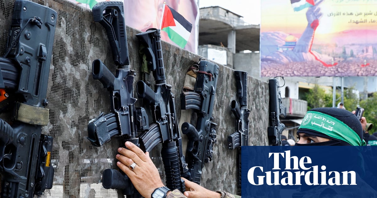 Trump says ‘complete disarmament’ of Hamas agreed in Gaza but Israel yet to accept | Gaza
