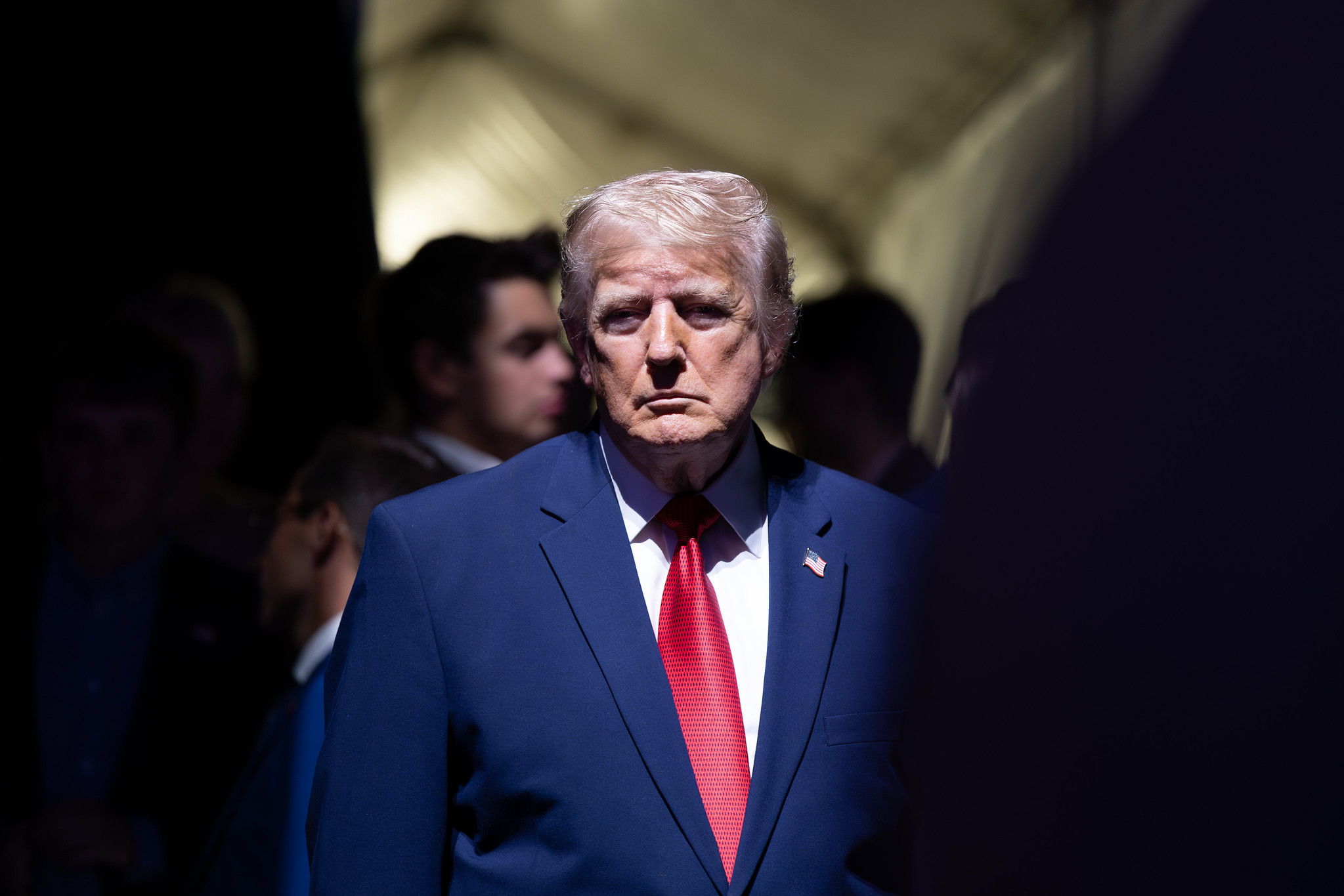 Trump speaks of "shocking vulnerabilities" in US election security