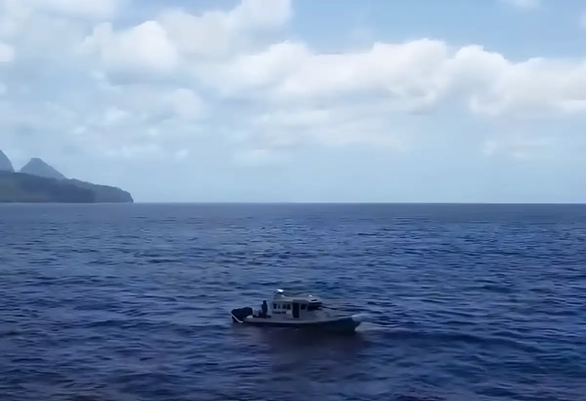 Search and rescue efforts of the Police Marine Unit on Monday, July 20, 2026. [Photo Credit: RSLPF]