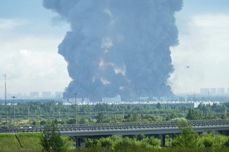 Ukraine hits 'Russia's Amazon' warehouses outside St Petersburg