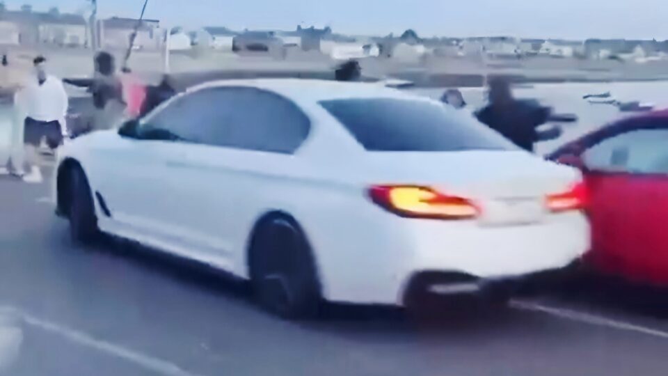 VIDEO: SKERRIES - Shocking moment that car slams into teens