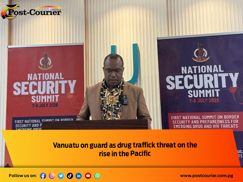 Vanuatu on guard as drug traffick threat on the rise in the Pacific