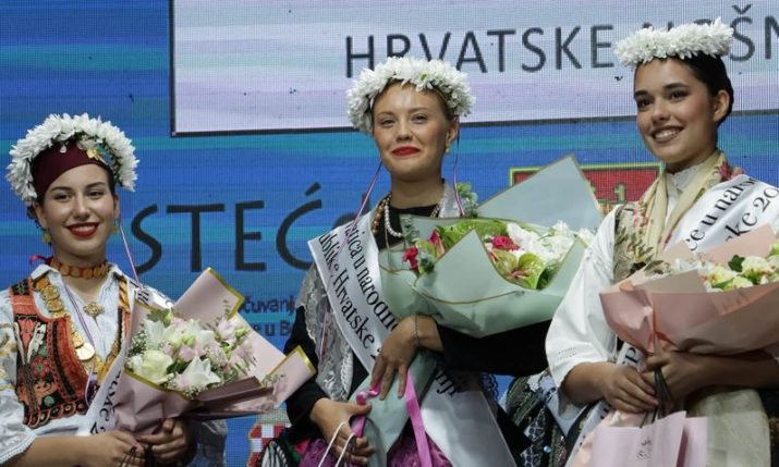 Vesna from Argentina wins most beautiful Croatian woman in traditional costume abroad title