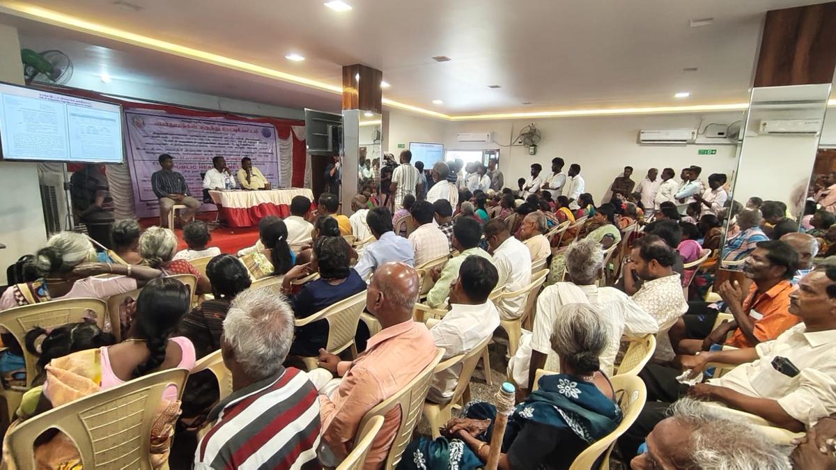 Villagers oppose new stone quarry, crusher unit near Cheyyar in Tiruvannamalai