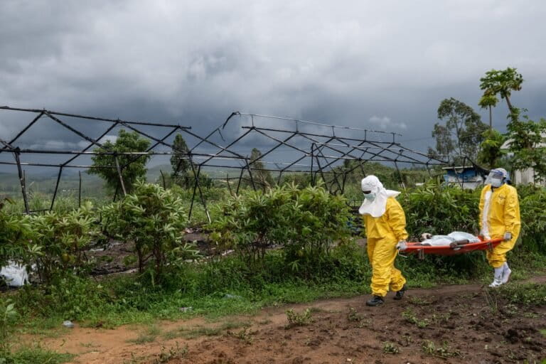 WHO evacuated health workers from Ebola treatment center due to armed clashes