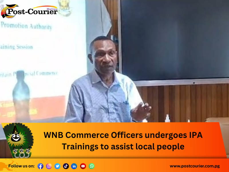 WNB Commerce Officers undergoes IPA Trainings to assist local people