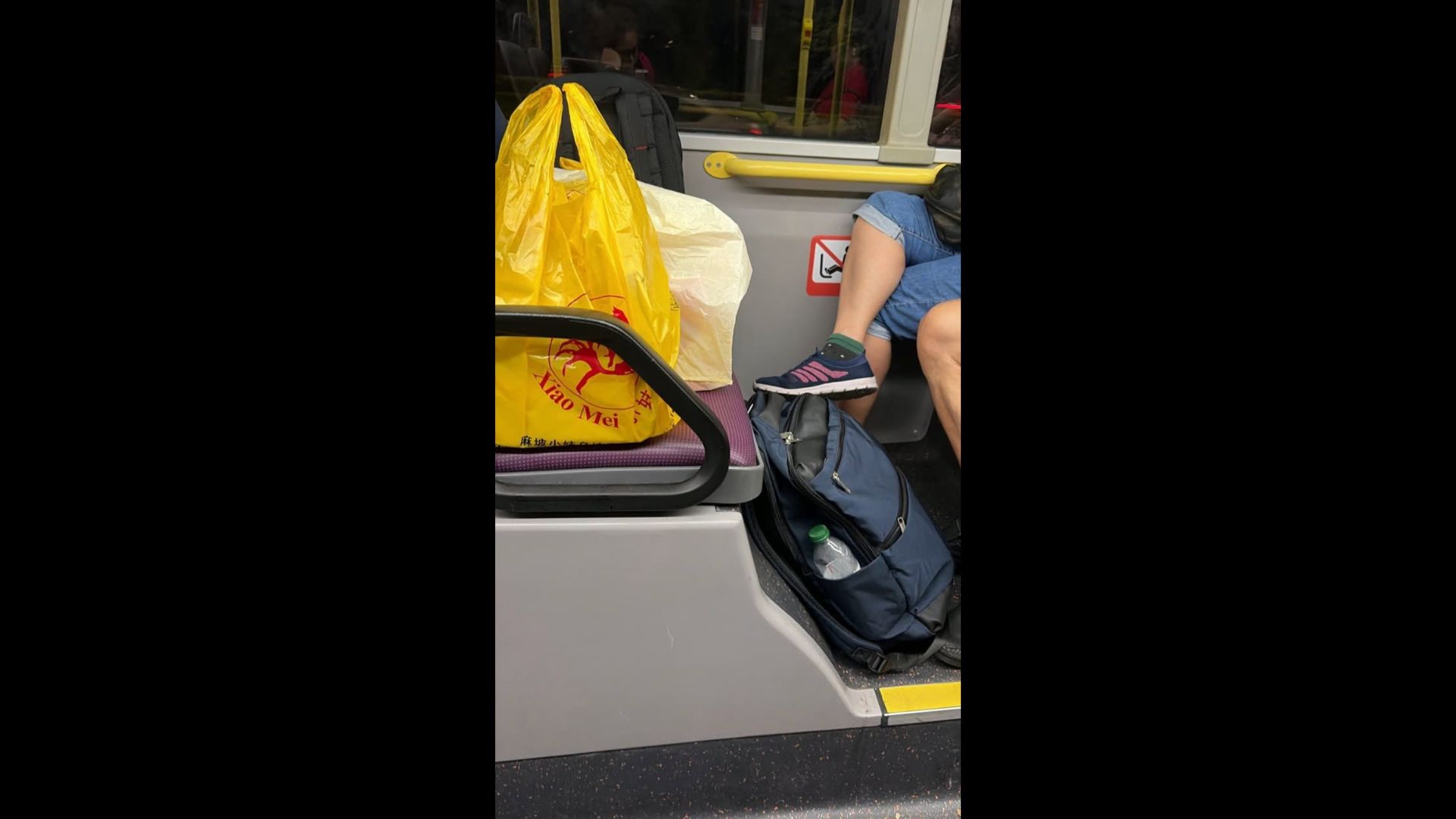 'What do you think of this?': Netizen sought comments about passenger putting items on bus seats
