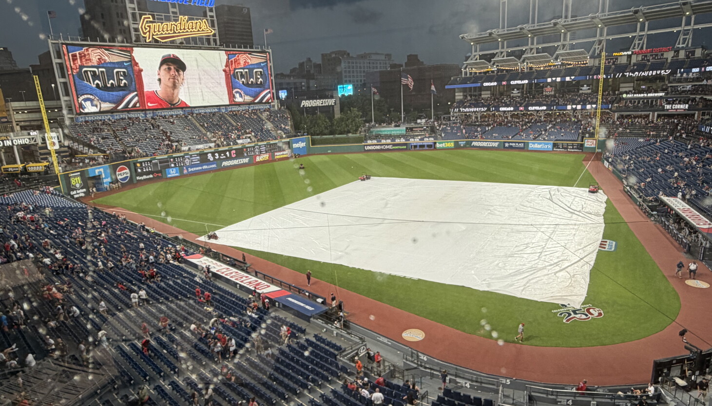 White Sox-Guardians series finale delayed by rain