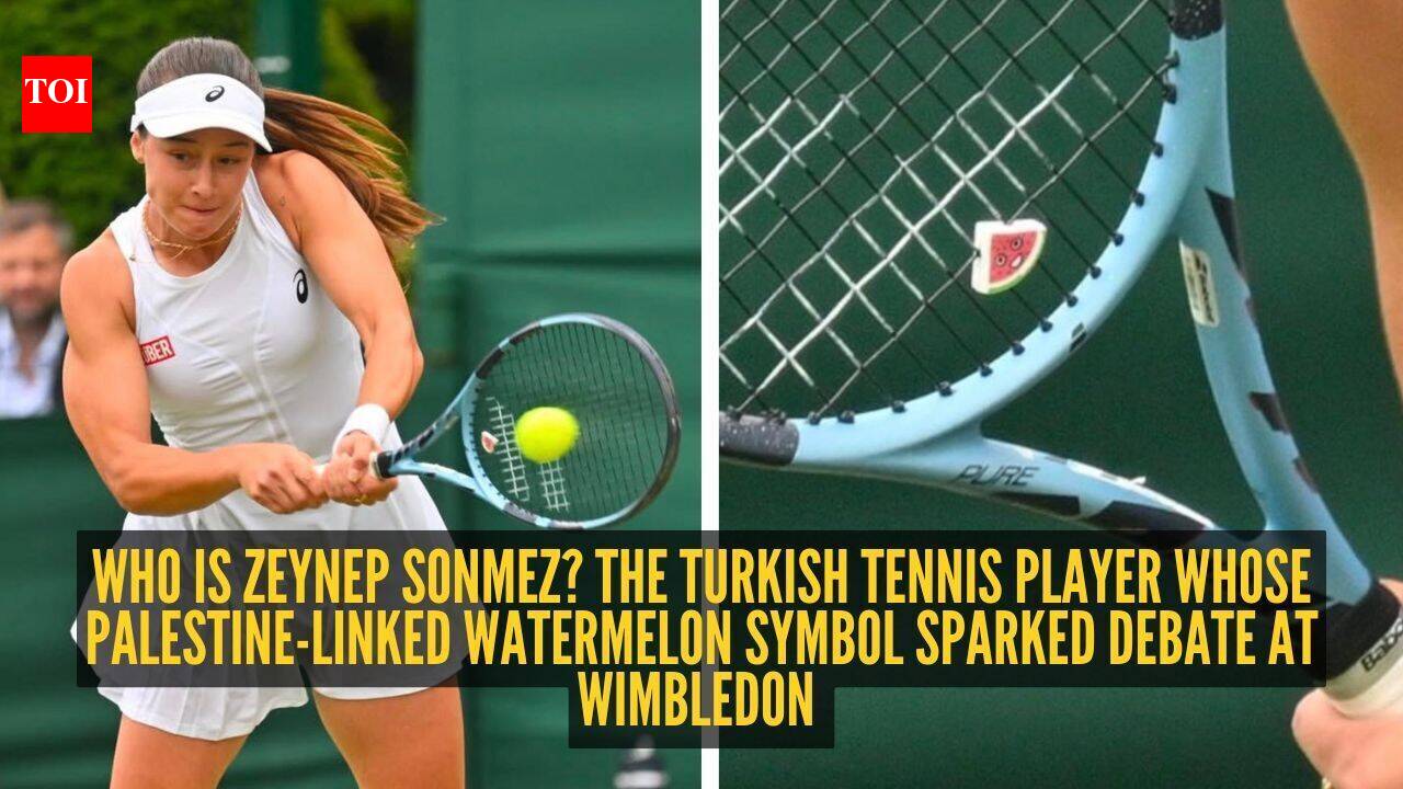 Who is Zeynep Sonmez? The Turkish tennis player whose Palestine-linked watermelon symbol sparked debate at Wimbledon |