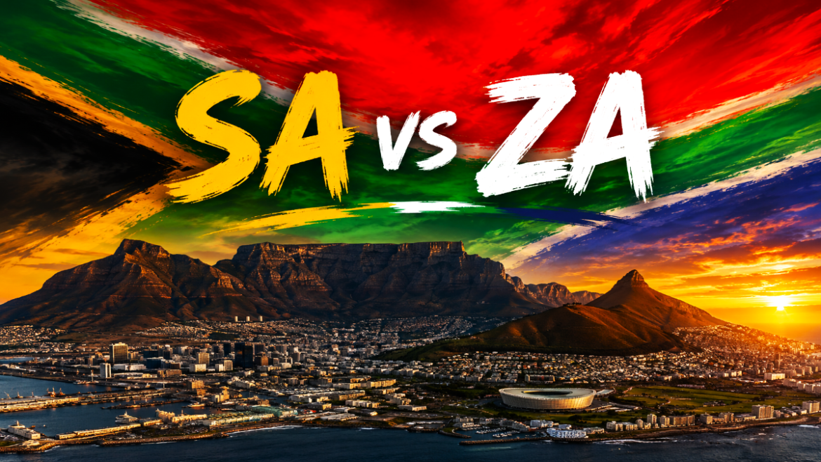Why the abbreviation for South Africa is ZA instead of SA