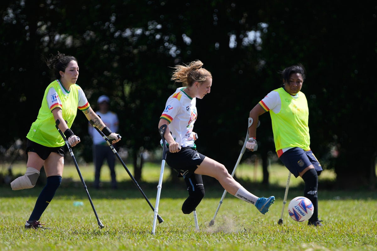 Women amputees in South America train to be World Cup soccer contenders