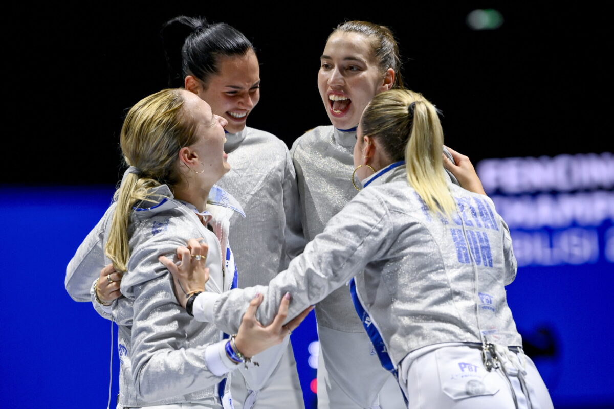 Women's Sabre Team Wins World Championship Gold