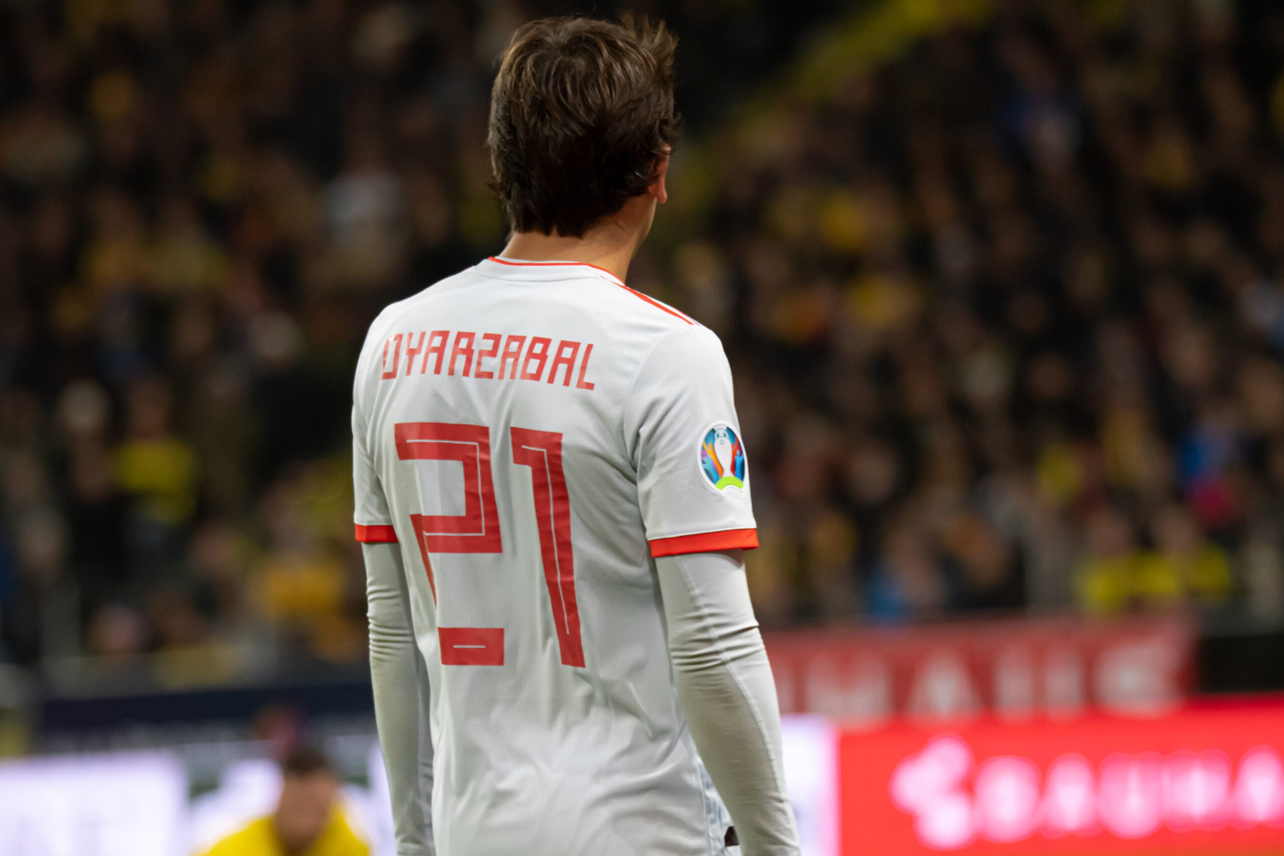World Cup 2026 Spain forward Mikel Oyarzabal in the national team kit