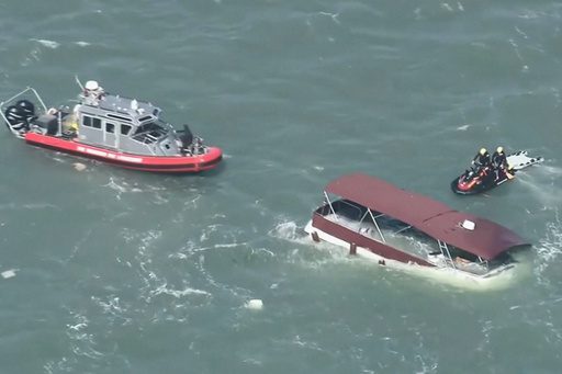 Wreckage of sunken vessel found as 2 people remain missing after San Francisco boat tragedy