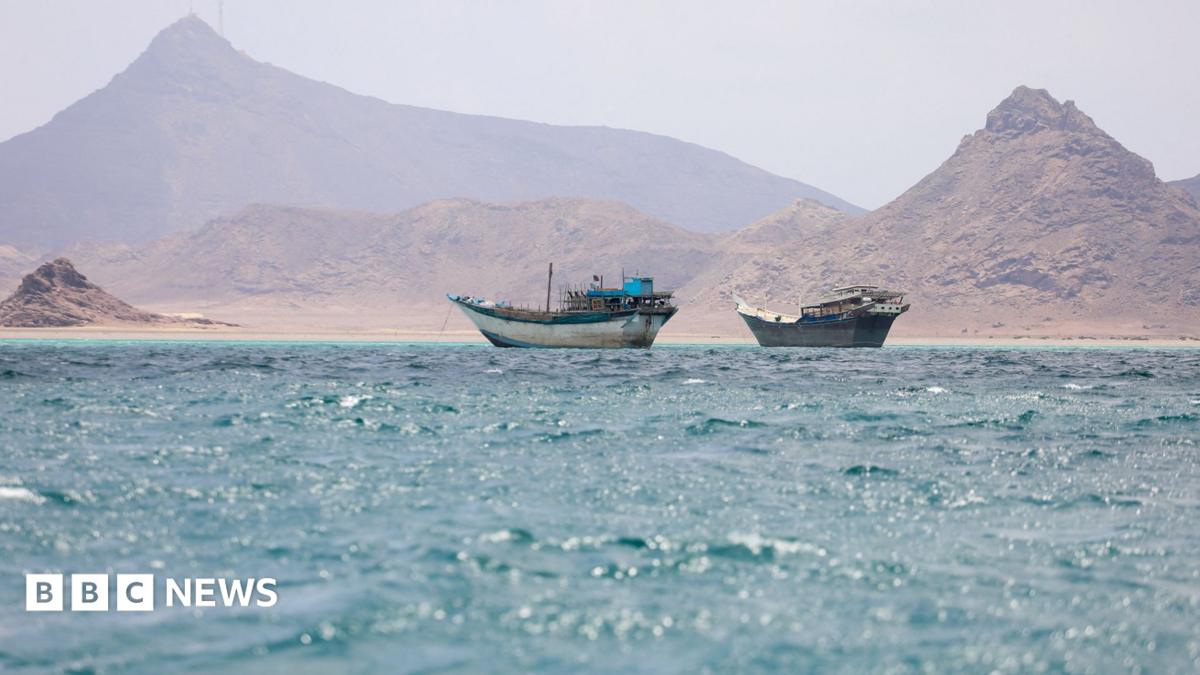 A handout photo taken on 4 July 2024 shows the Saudi oil tanker Encelia at sea