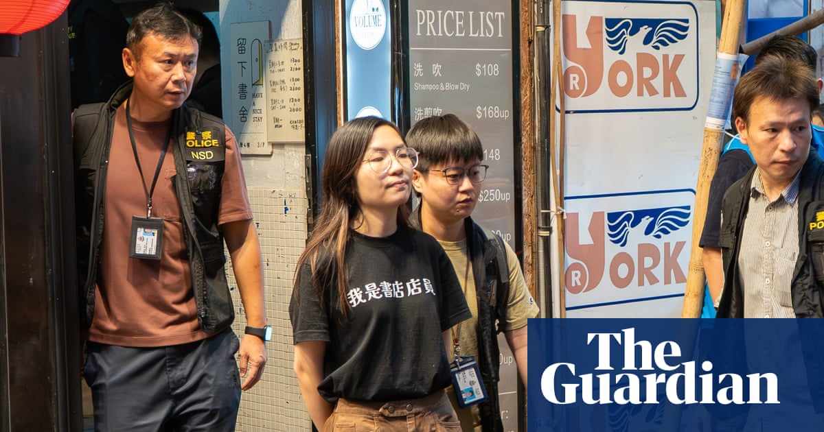 ‘A statement of freedom’: T-shirt slogan goes viral and book sales rocket in Taiwan after Hong Kong raids | Taiwan