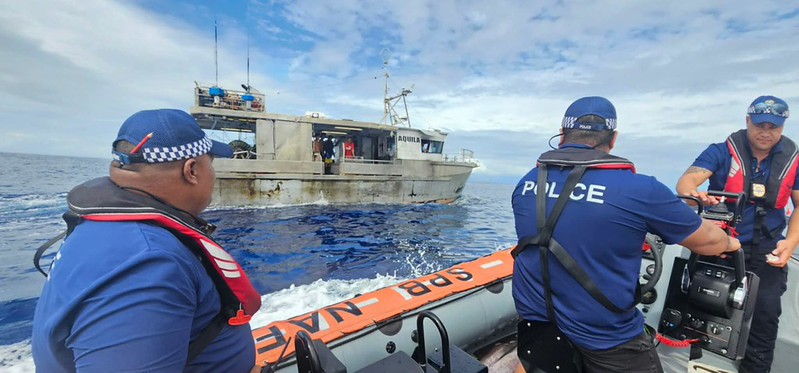 16 vessels flagged in major Pacific illegal fishing surveillance operation