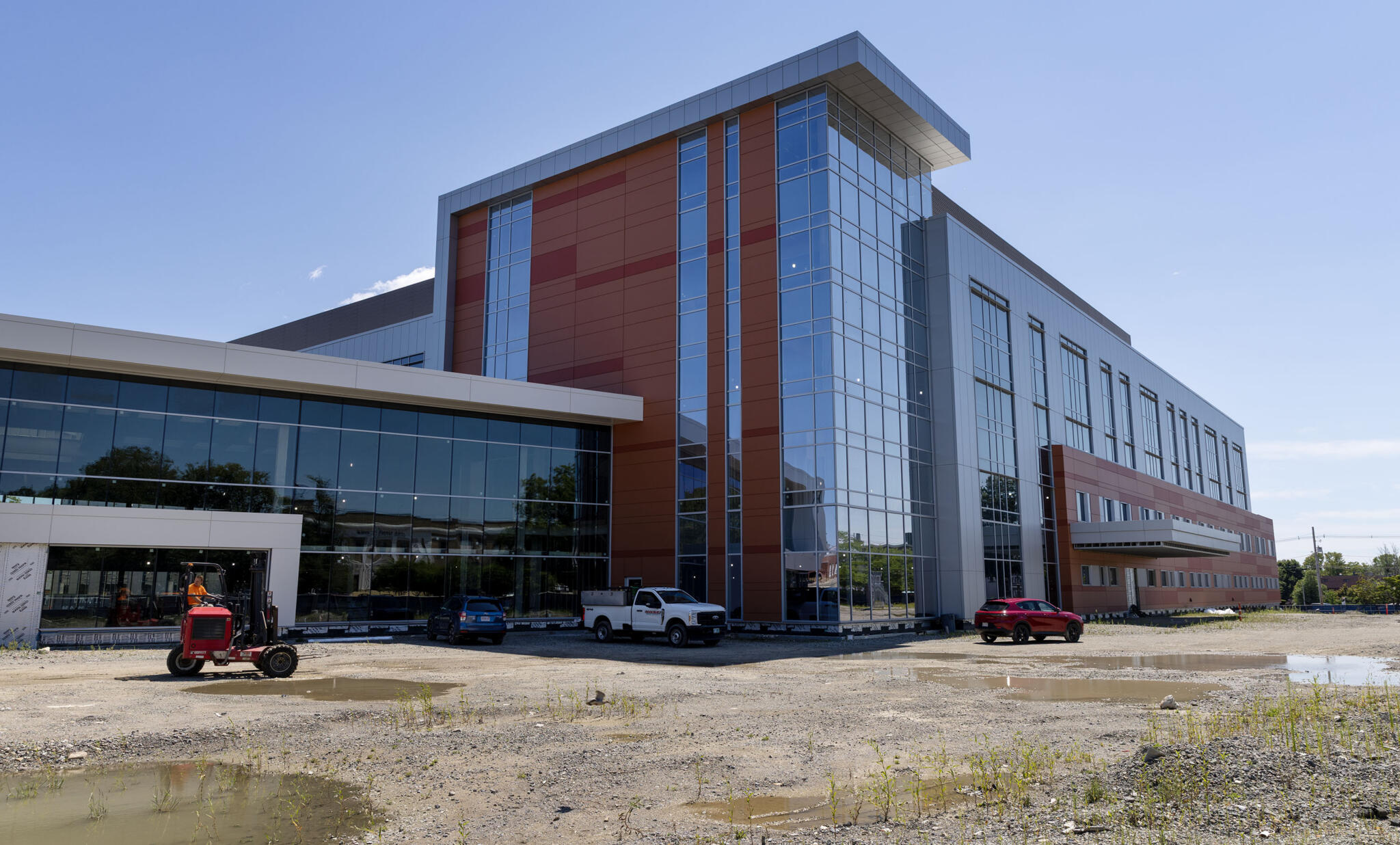 Norwood Hospital as seen on Aug. 4, 2026. (Robin Lubbock/WBUR)